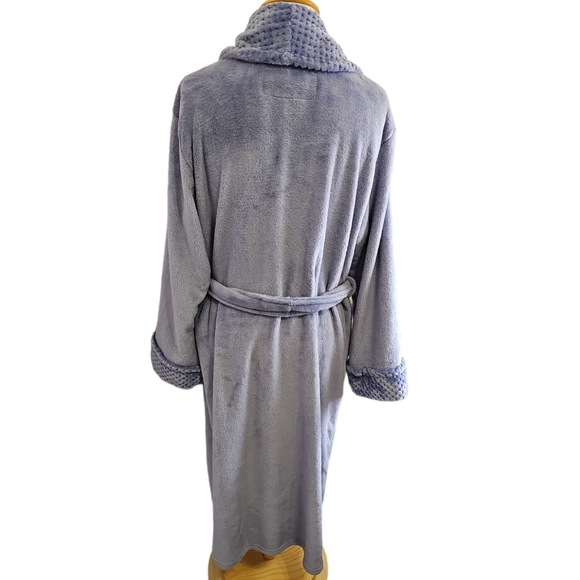 Robe Long Plush Belted Carole Hochman XL - Picture 3 of 10